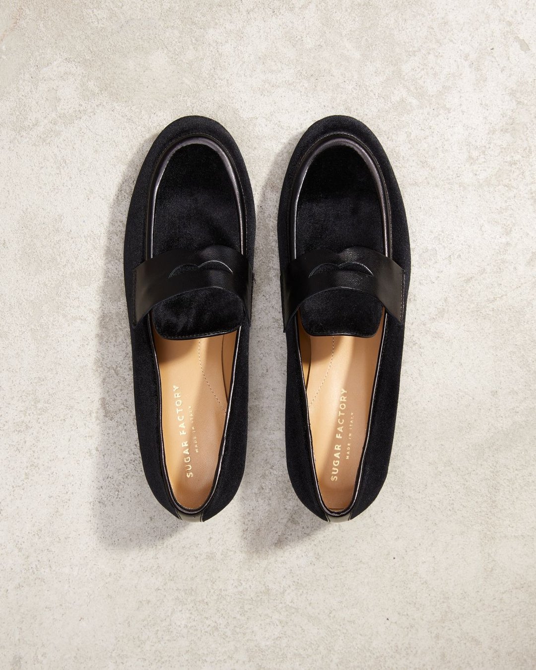 Черные бархатные лоферы - Image 3 of 4