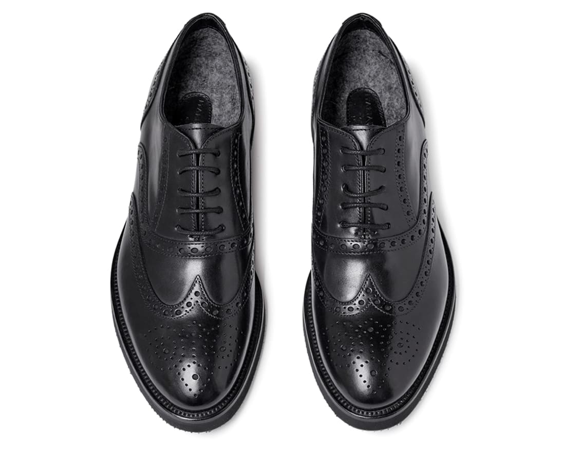 Мужские утепленные черные оксфорды - Image 3 of 4