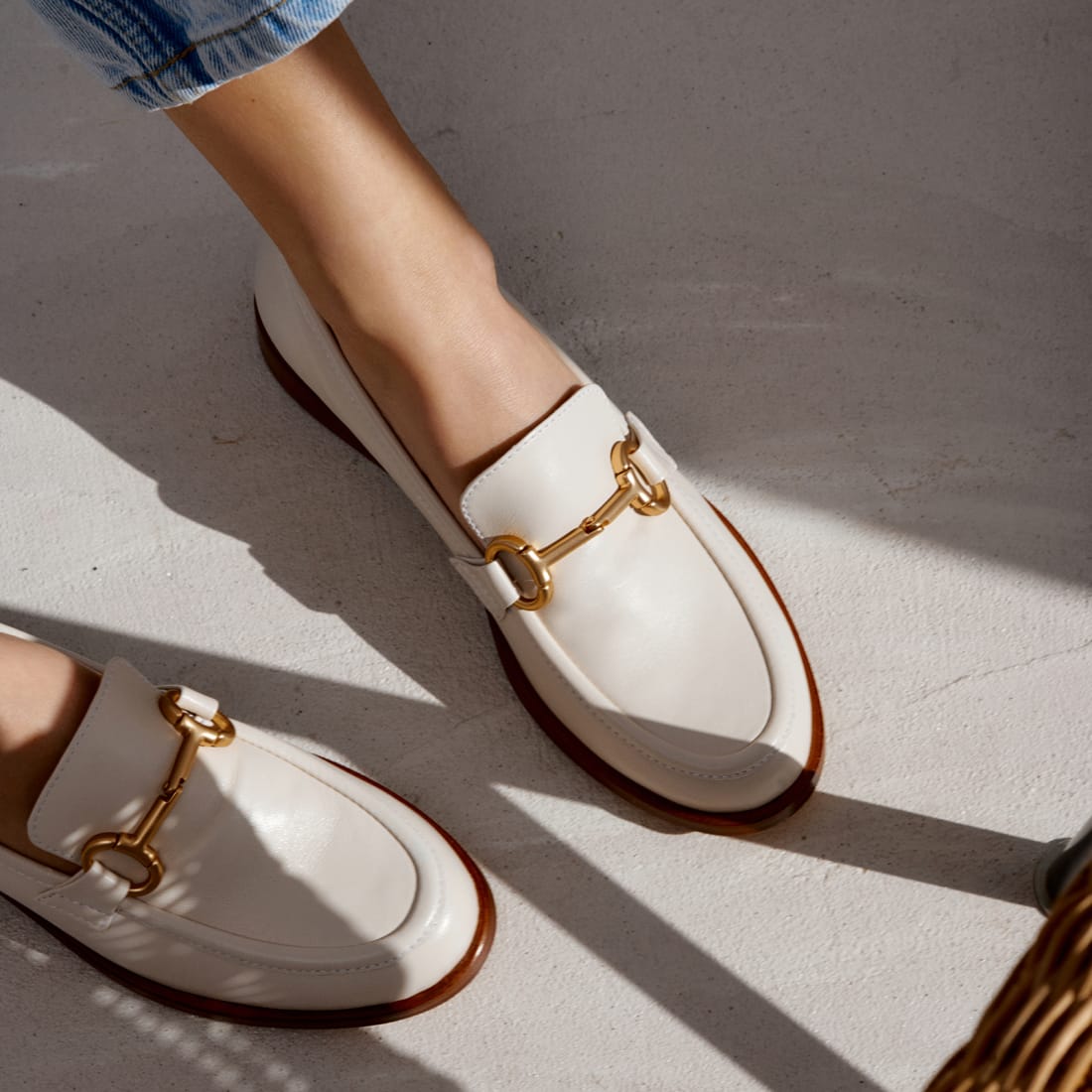 Белые кожаные лоферы - Image 5 of 5