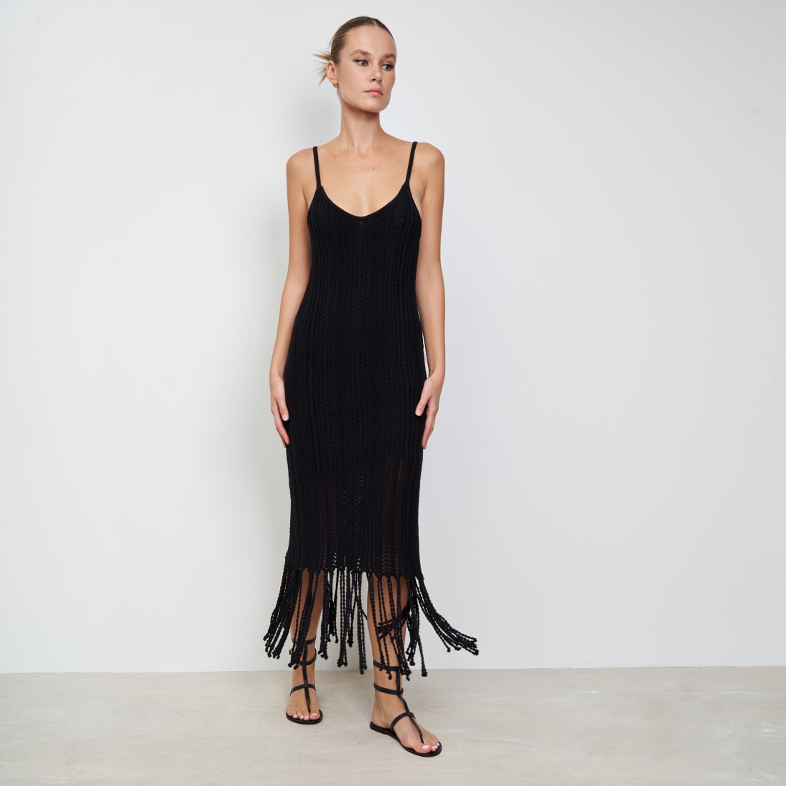 Черные кожаные сандалии - Image 6 of 6