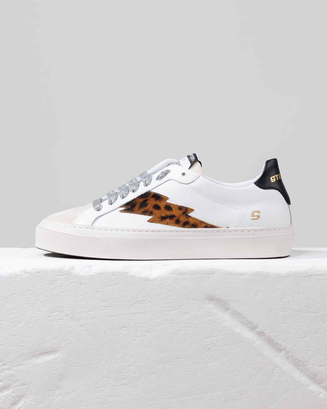 Белые кожаные кеды - Image 1 of 5