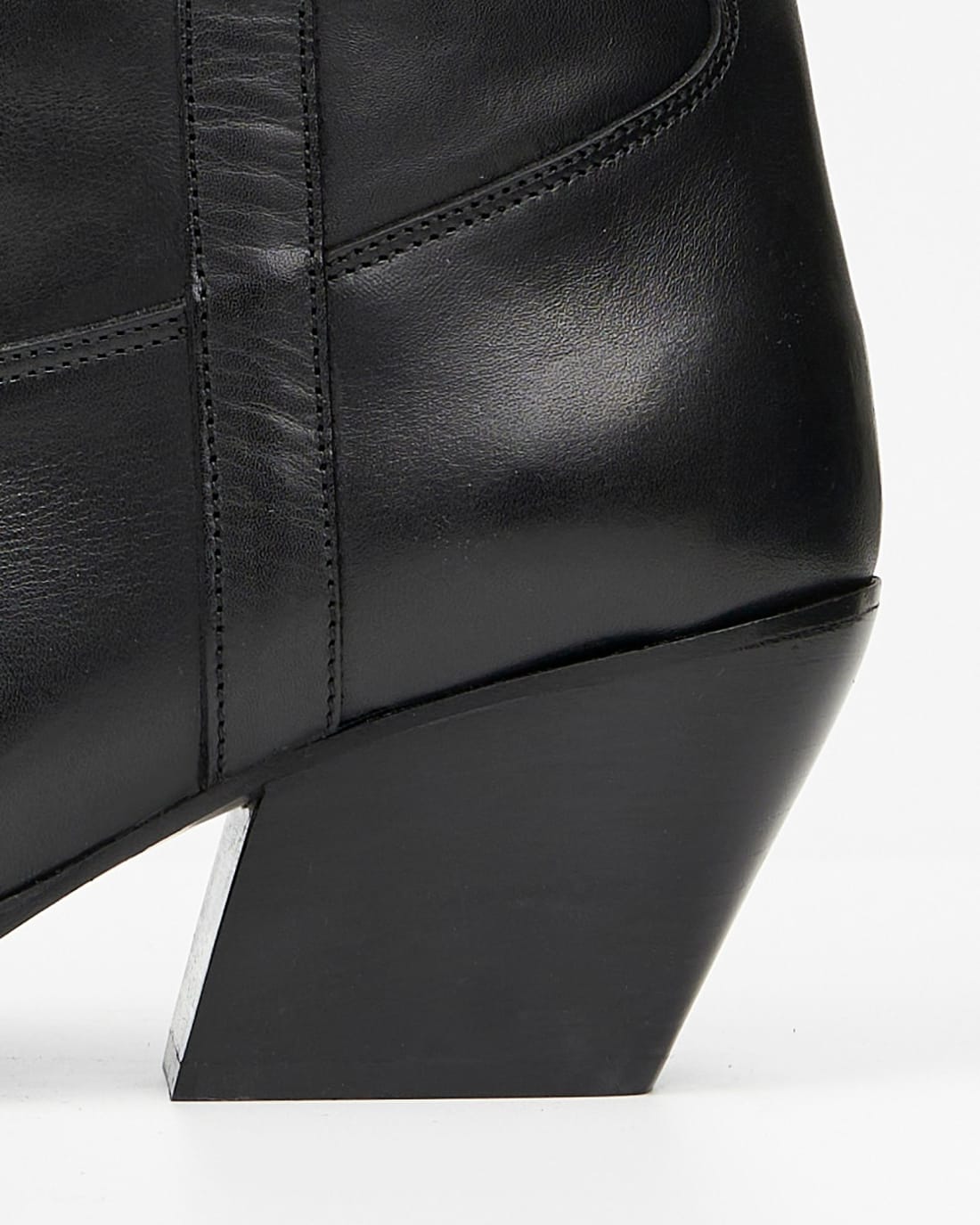 Черные кожаные сапоги - Image 4 of 5