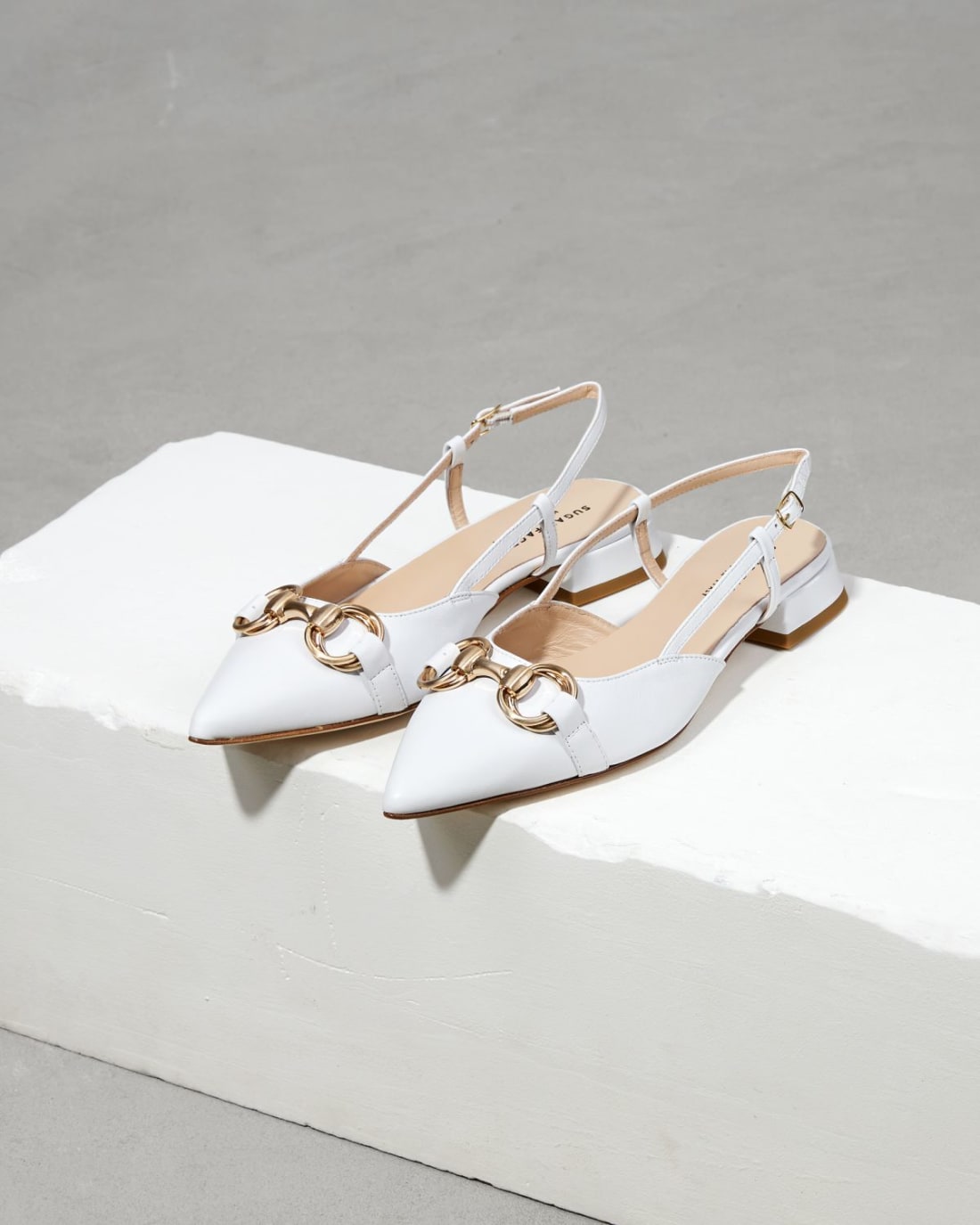 Белые кожаные туфли - Image 3 of 7