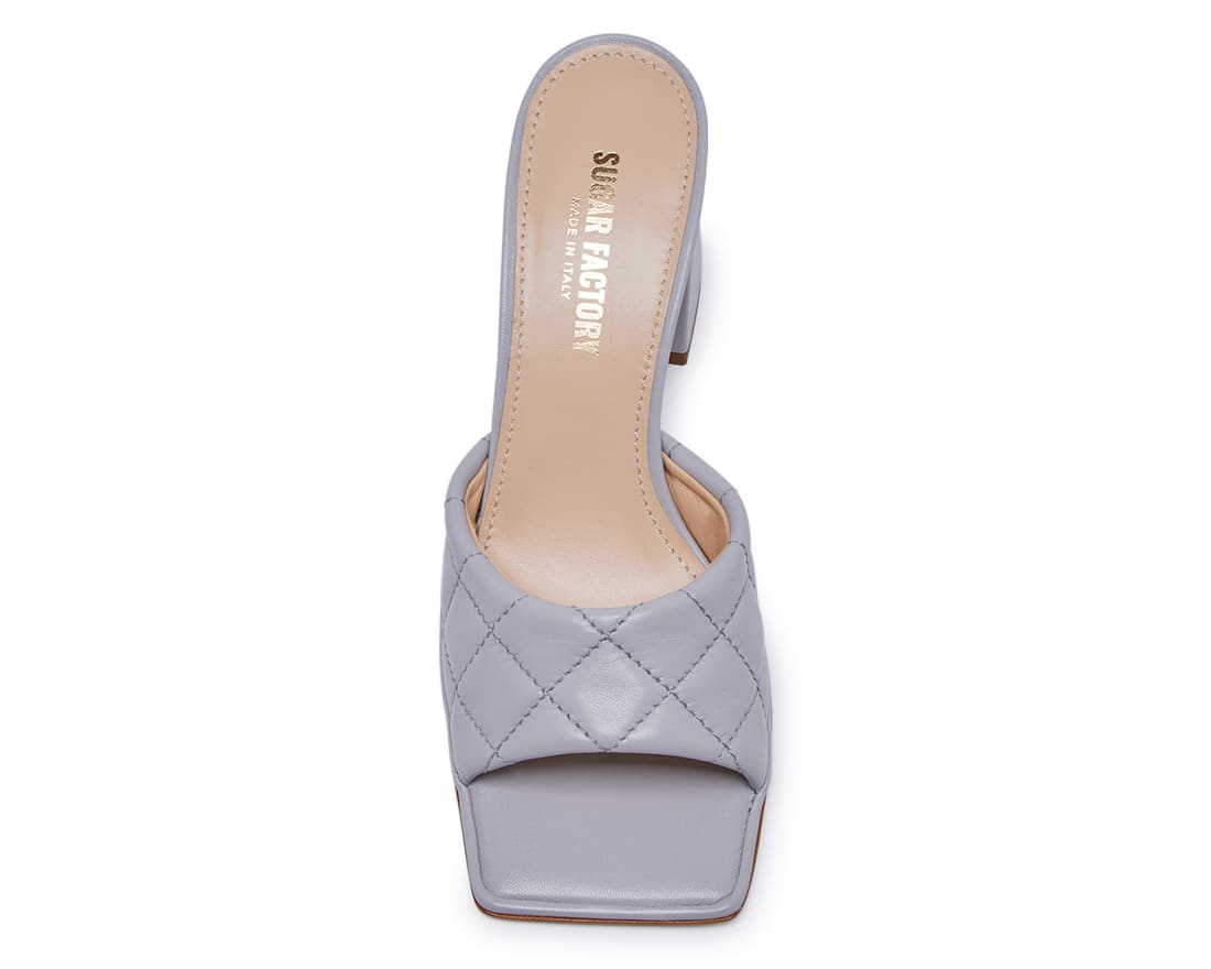 Сиреневые кожаные мюли - Image 4 of 4