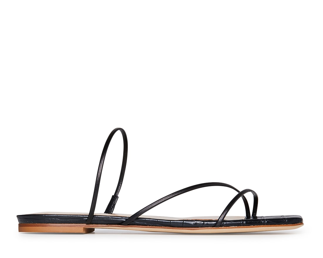 Черные кожаные сандалии - Image 1 of 4