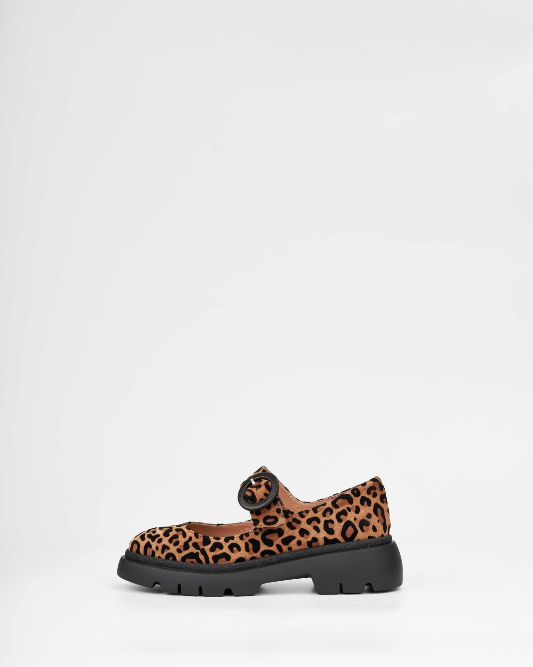 Леопардовые замшевые туфли - Main image