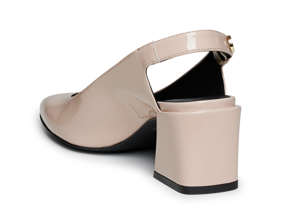 Бежевые кожаные туфли - Image 3 of 5