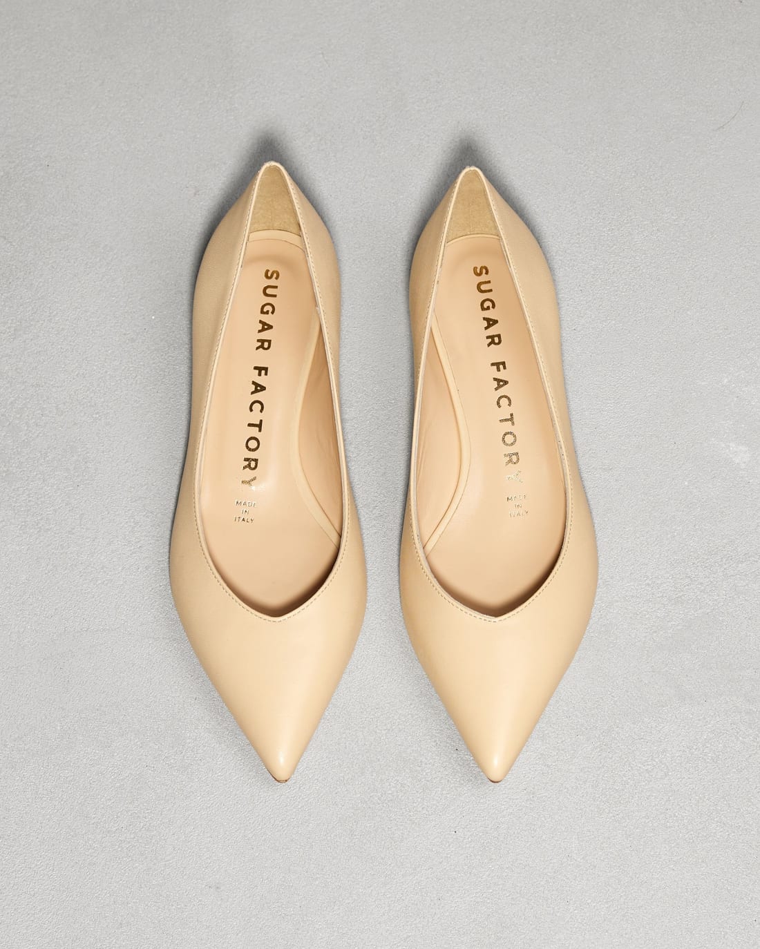 Бежевые кожаные туфли - Image 2 of 5