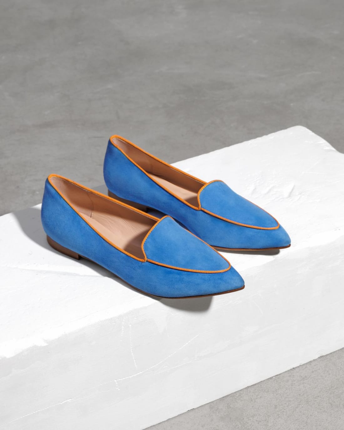 Голубые замшевые лоферы - Image 3 of 4