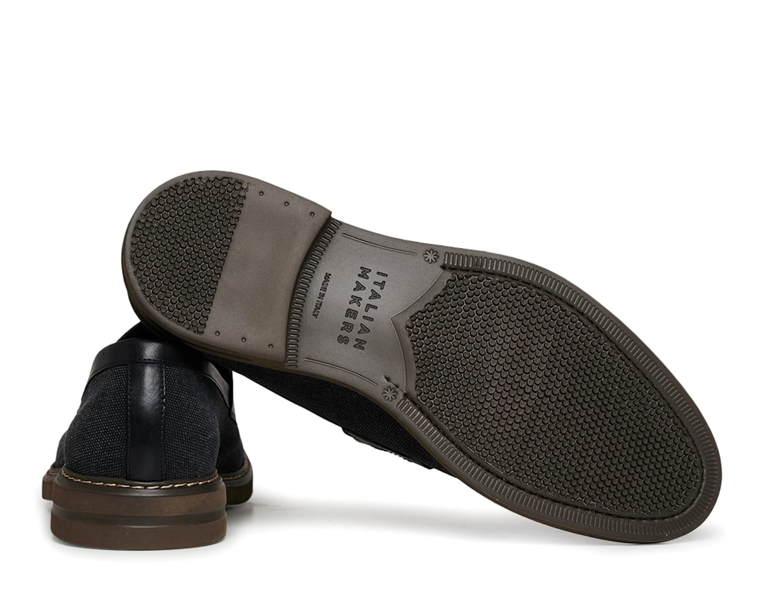 Мужские черные текстильные туфли - Image 4 of 4