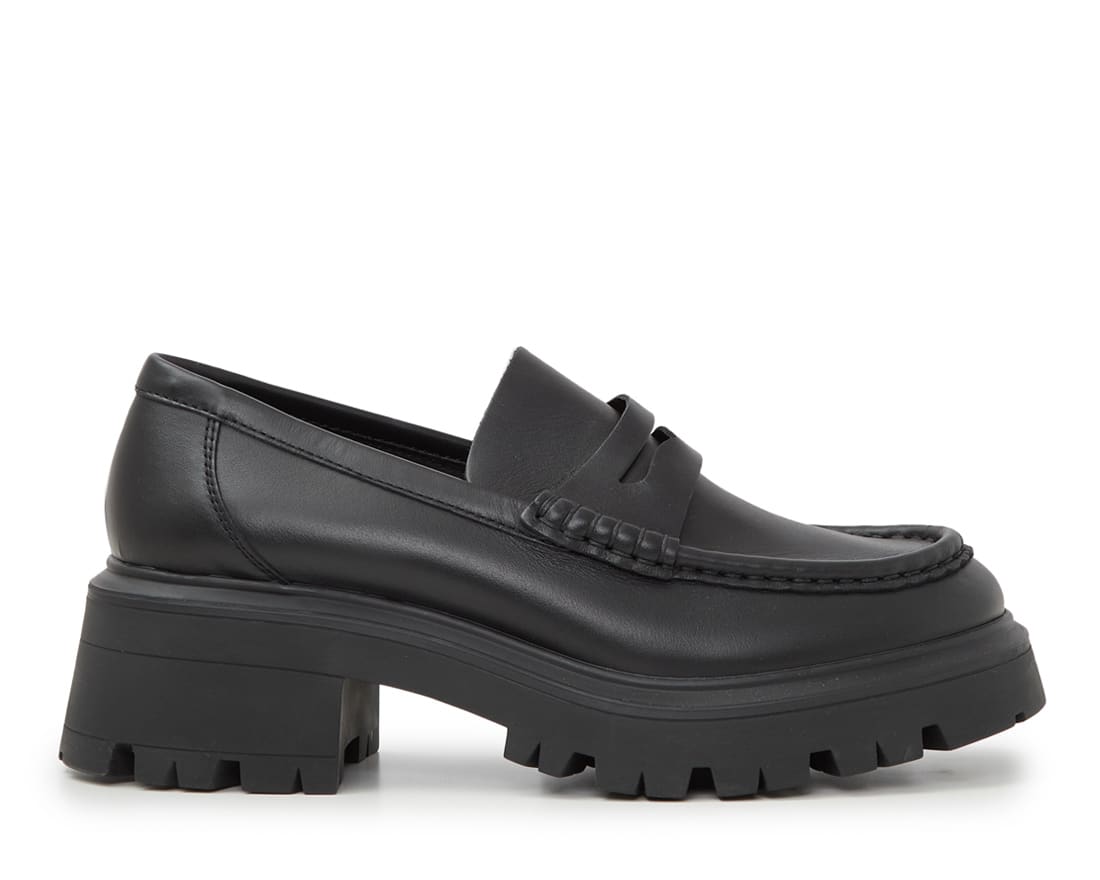 Черные кожаные лоферы - Image 1 of 5