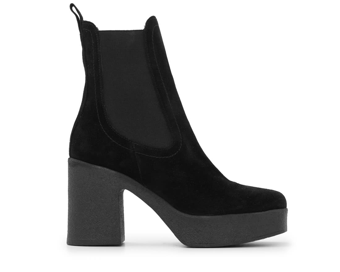 Черные замшевые ботильоны - Image 1 of 5