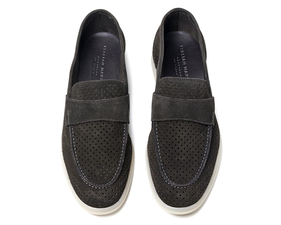 Мужские черные замшевые лоферы - Image 4 of 4