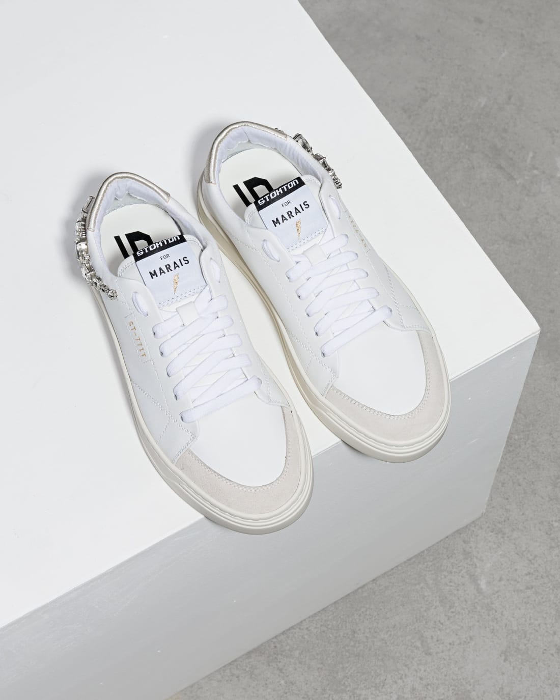 Белые кожаные кеды - Image 2 of 6