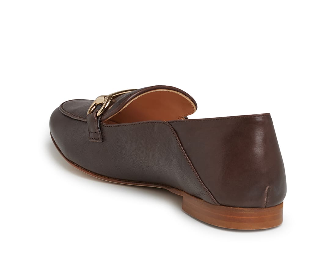 Коричневые кожаные лоферы - Image 3 of 5