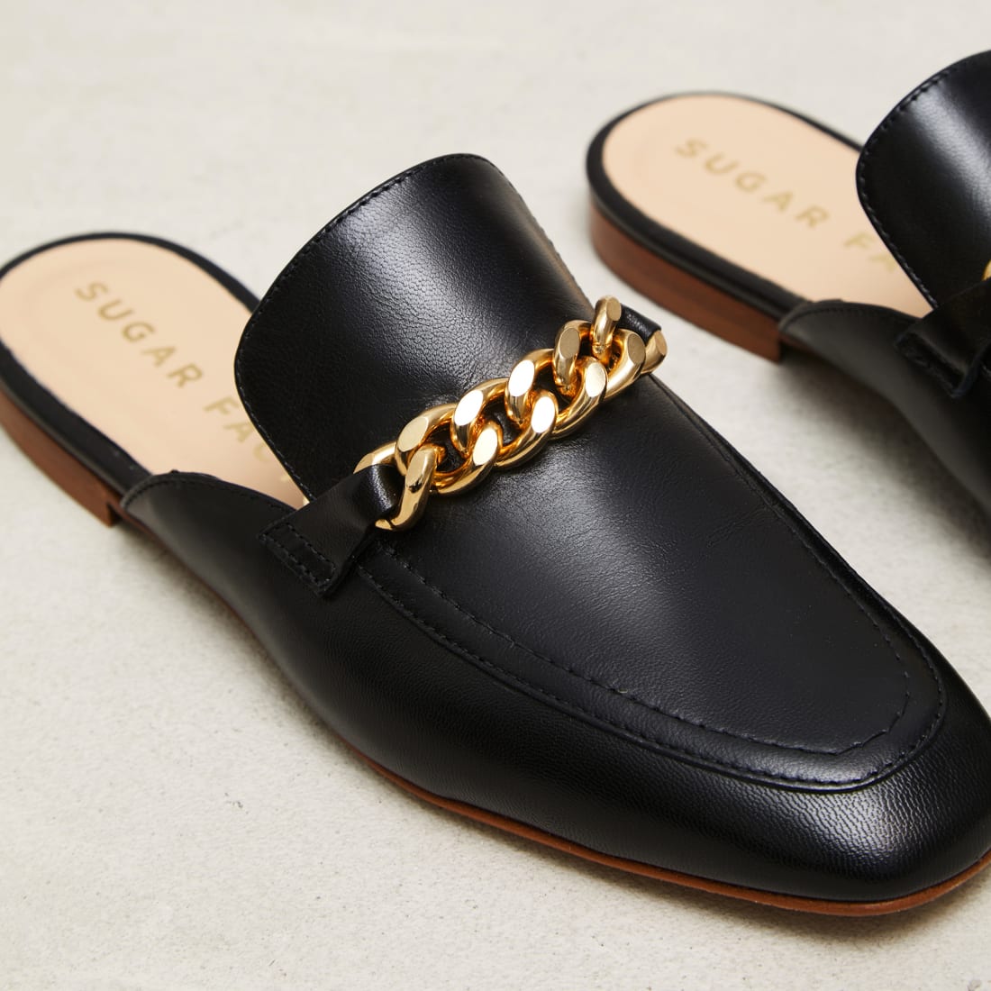 Черные кожаные слиперы - Image 3 of 4