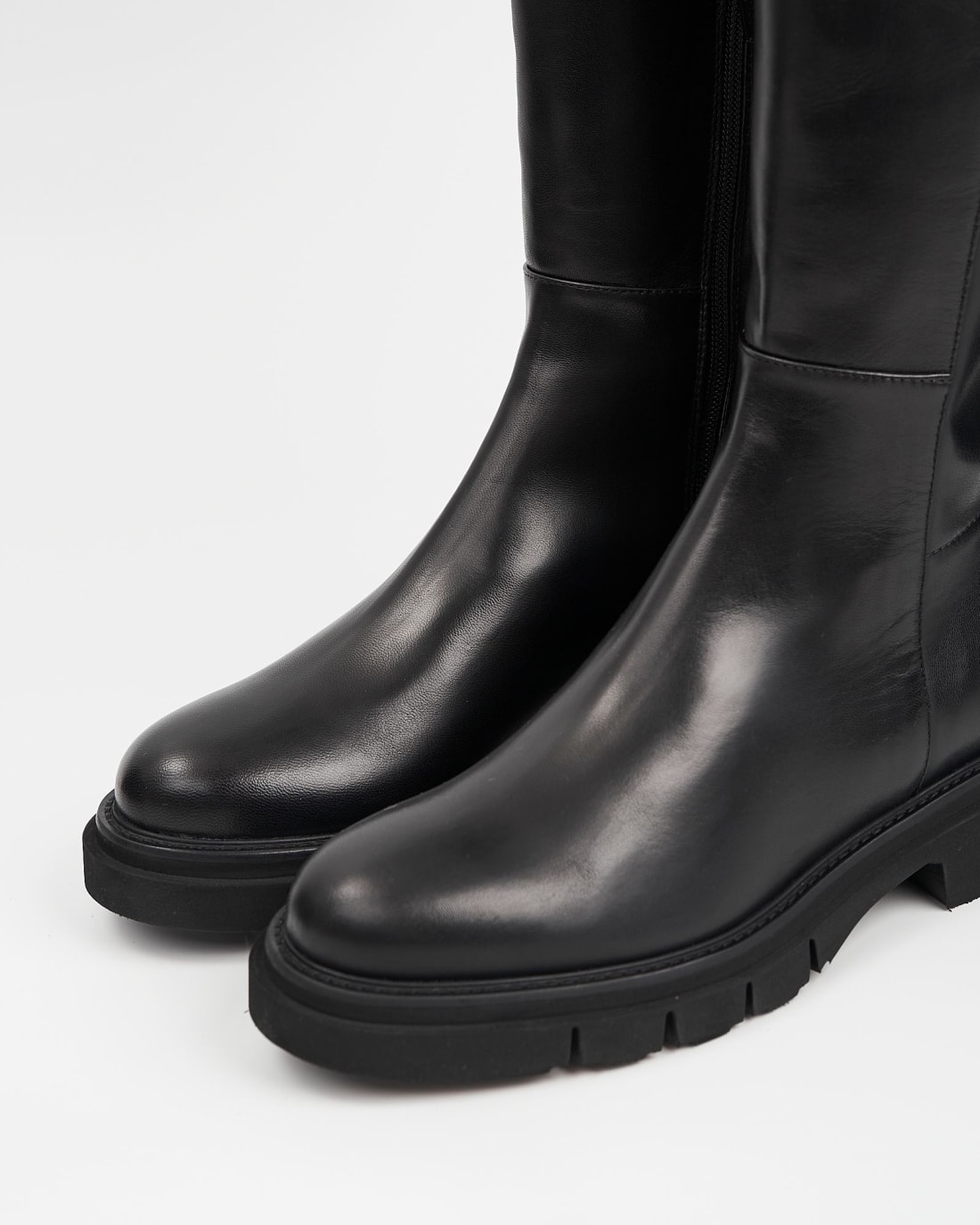 Черные кожаные сапоги - Image 4 of 6