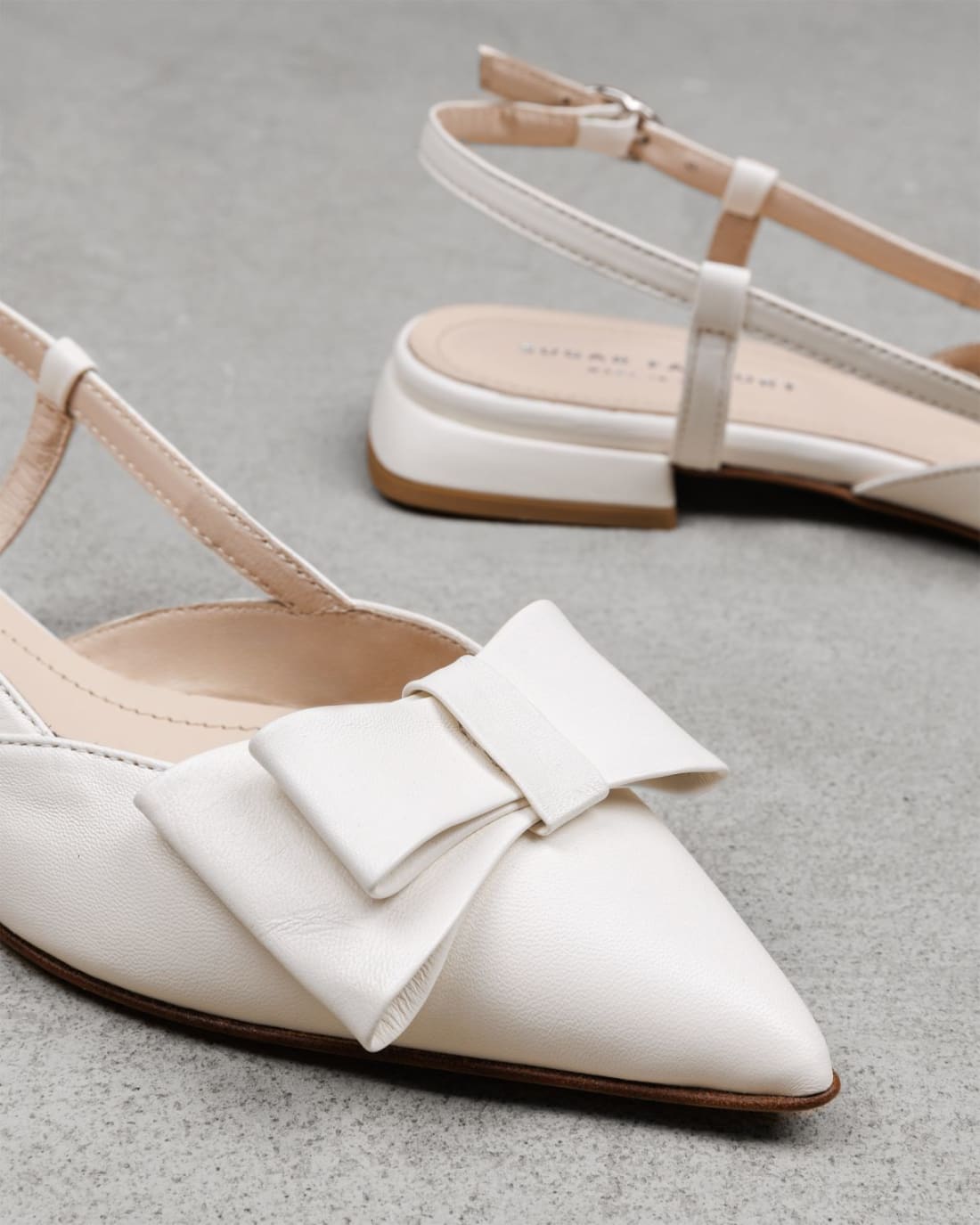 Белые кожаные туфли - Image 4 of 6