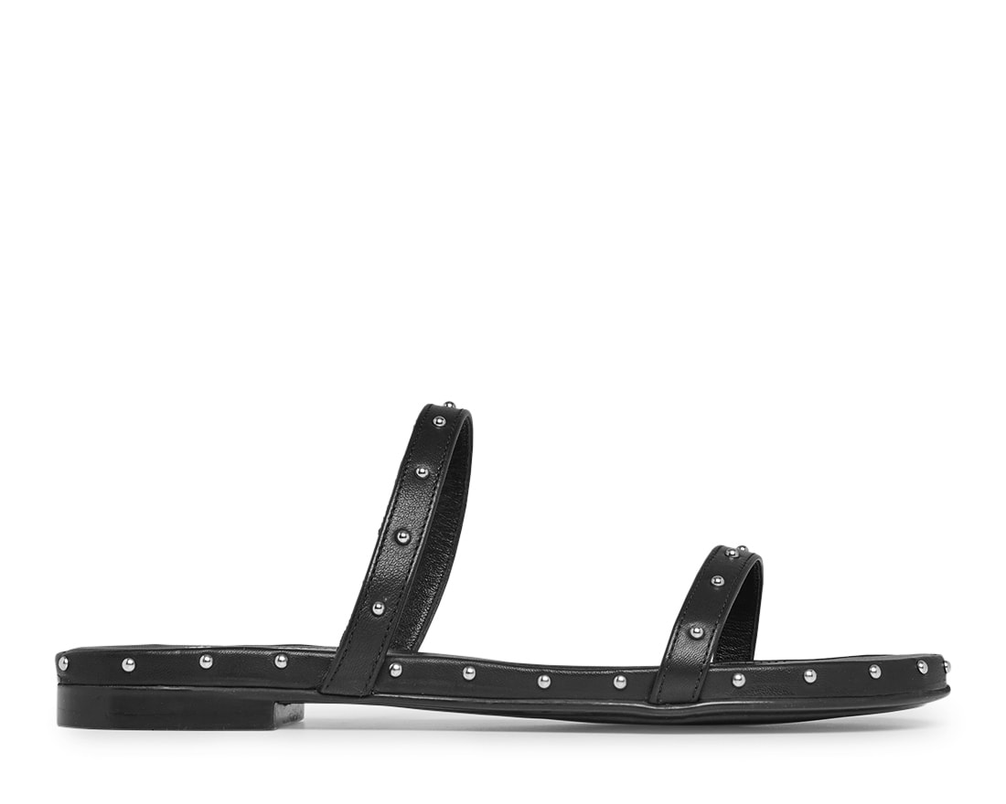 Чёрные кожаные сандалии - Image 1 of 4