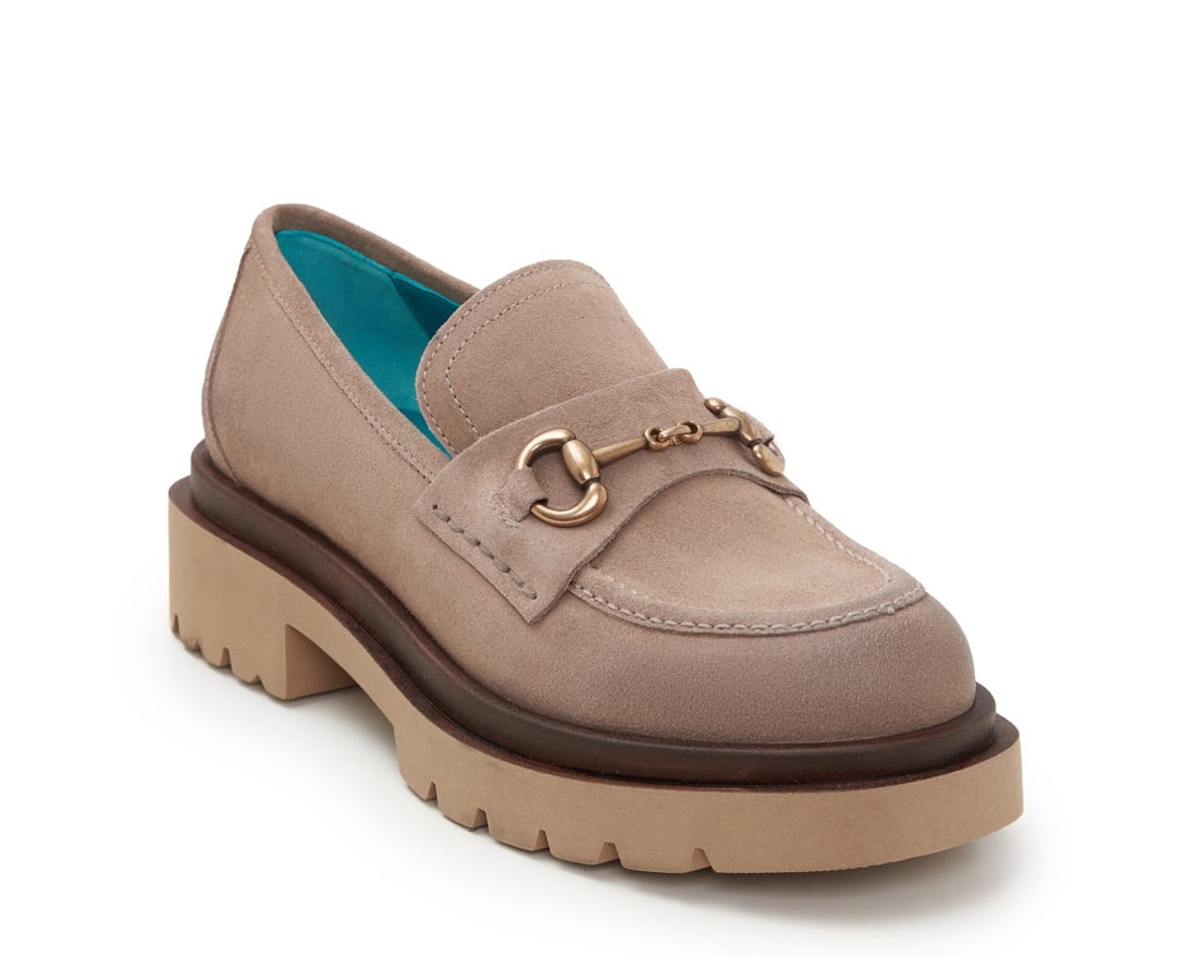 Бежевые замшевые лоферы - Image 2 of 4