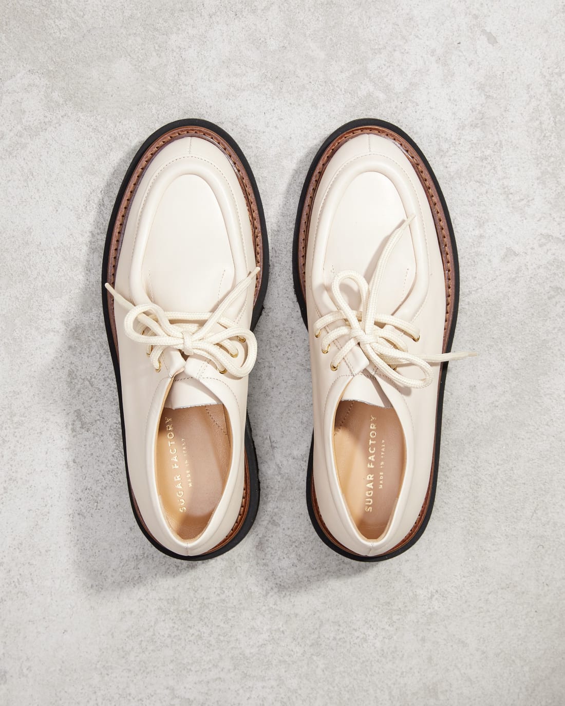 Молочные кожаные полуботинки - Image 2 of 7