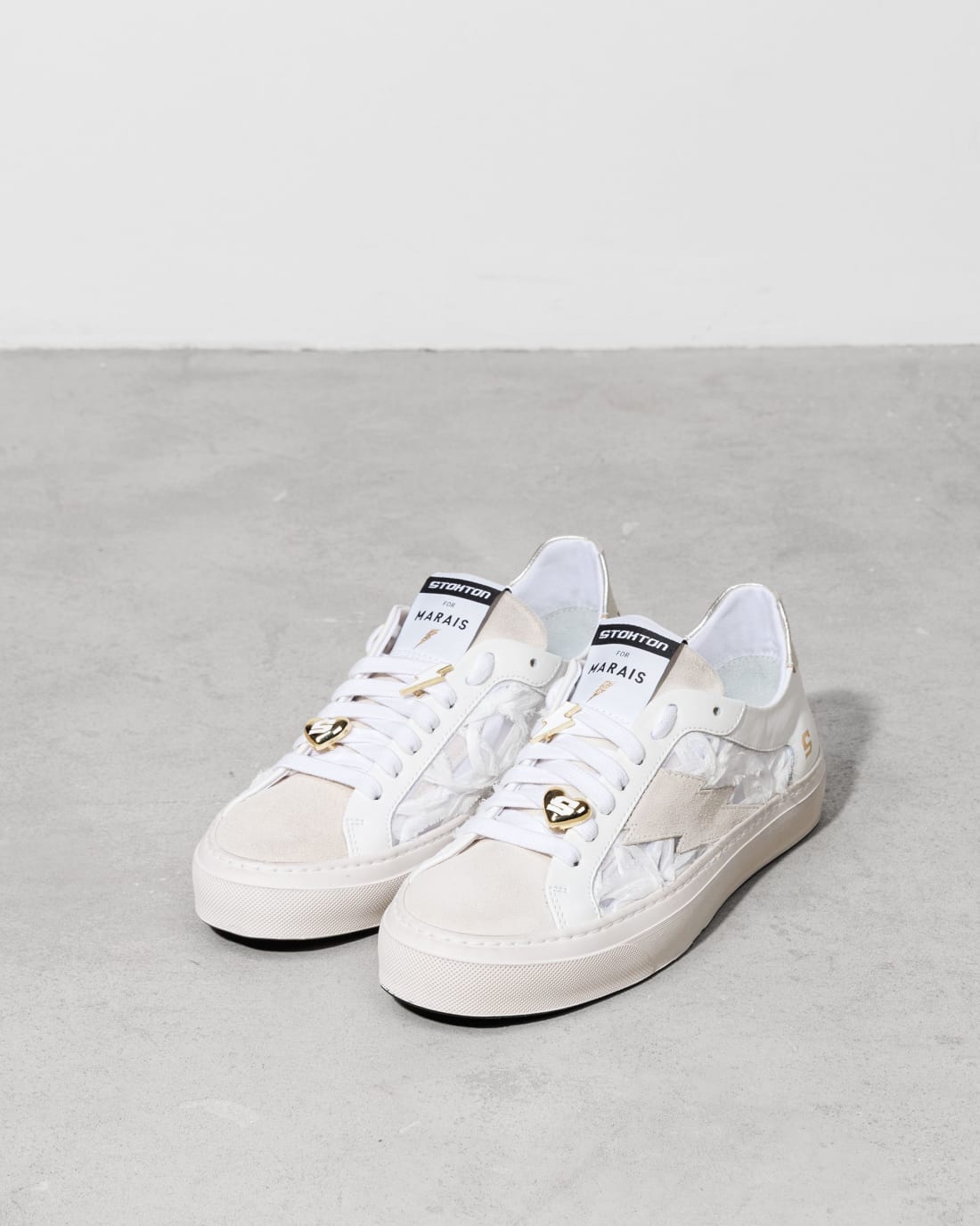 Белые кожаные кеды - Image 3 of 6