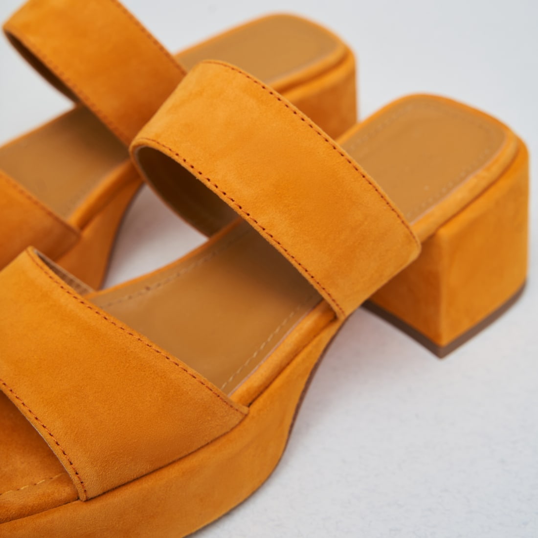Оранжевые замшевые мюли - Image 4 of 6