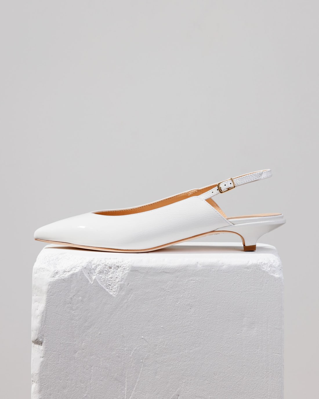 Белые кожаные туфли - Image 1 of 4
