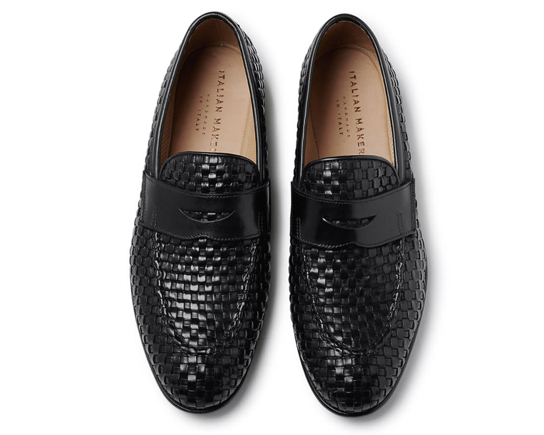 Мужские черные кожаные лоферы - Image 3 of 4