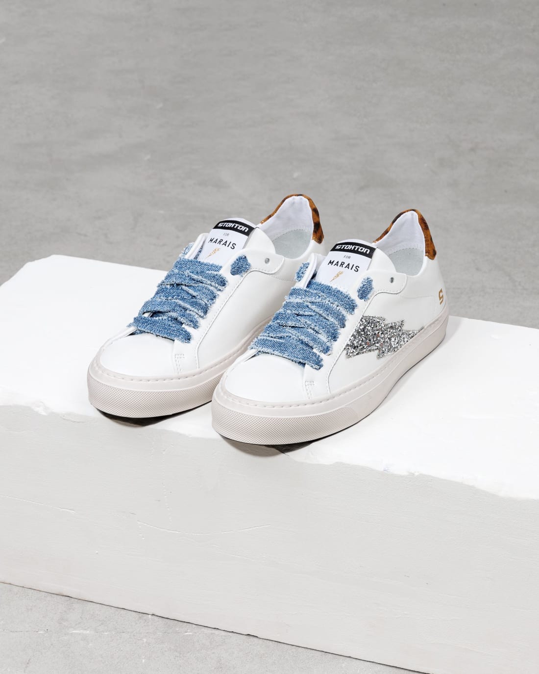 Белые кожаные кеды - Image 3 of 7