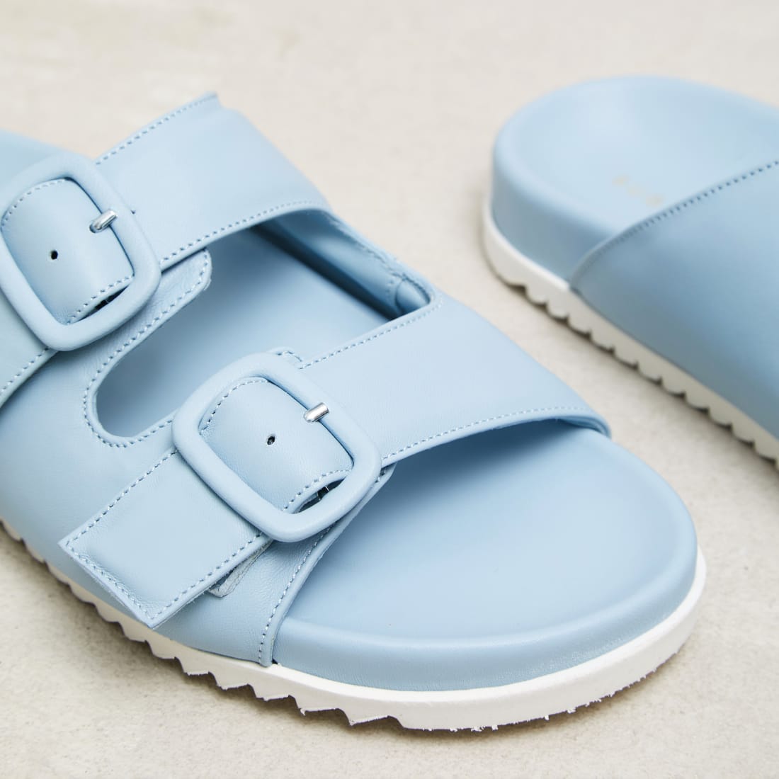 Голубые кожаные биркенштоки - Image 3 of 5