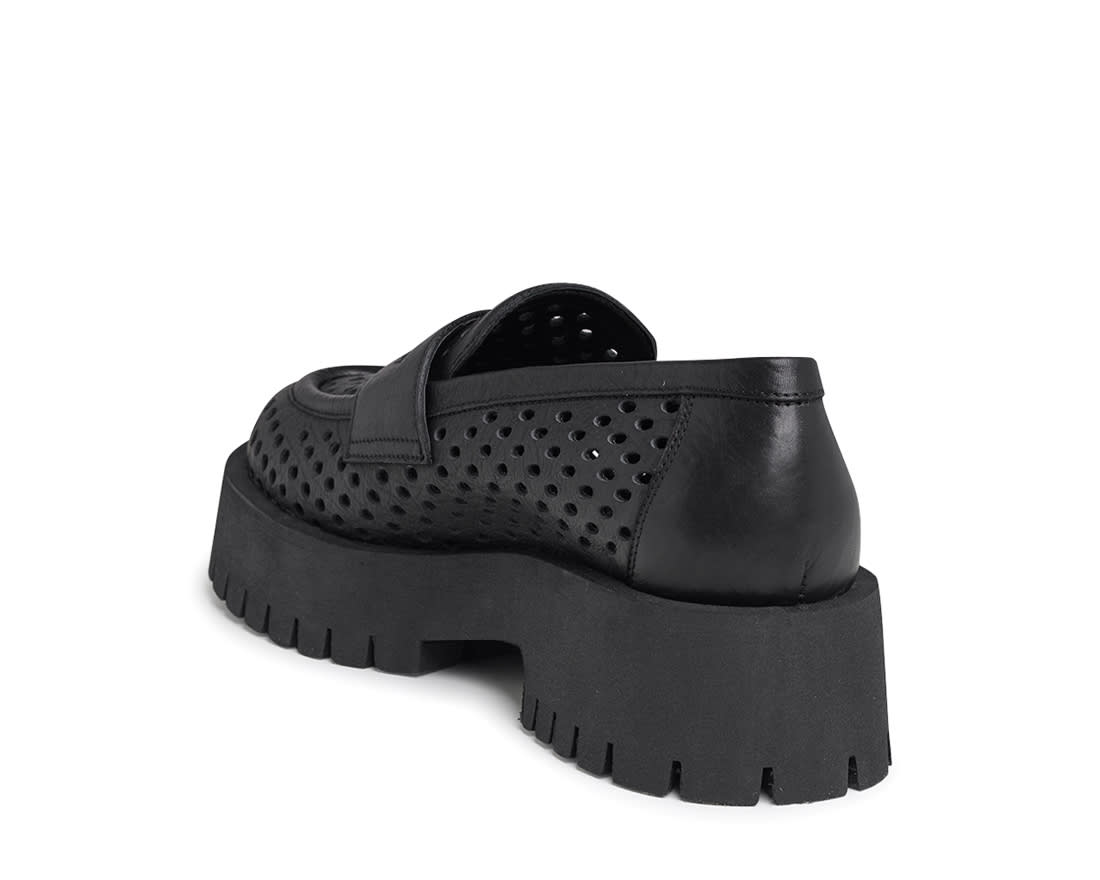 Черные кожаные лоферы - Image 3 of 5