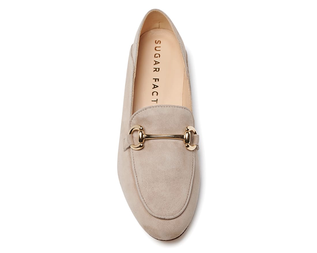 Бежевые замшевые лоферы - Image 4 of 5