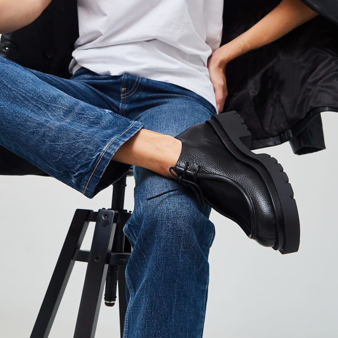 Черные кожаные полуботинки - Image 5 of 5