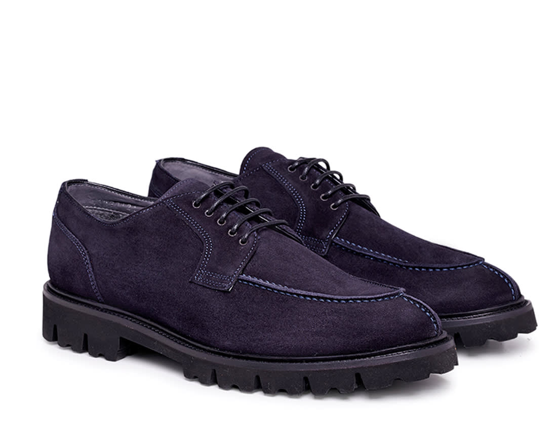 Мужские утепленные замшевые дерби - Image 2 of 4