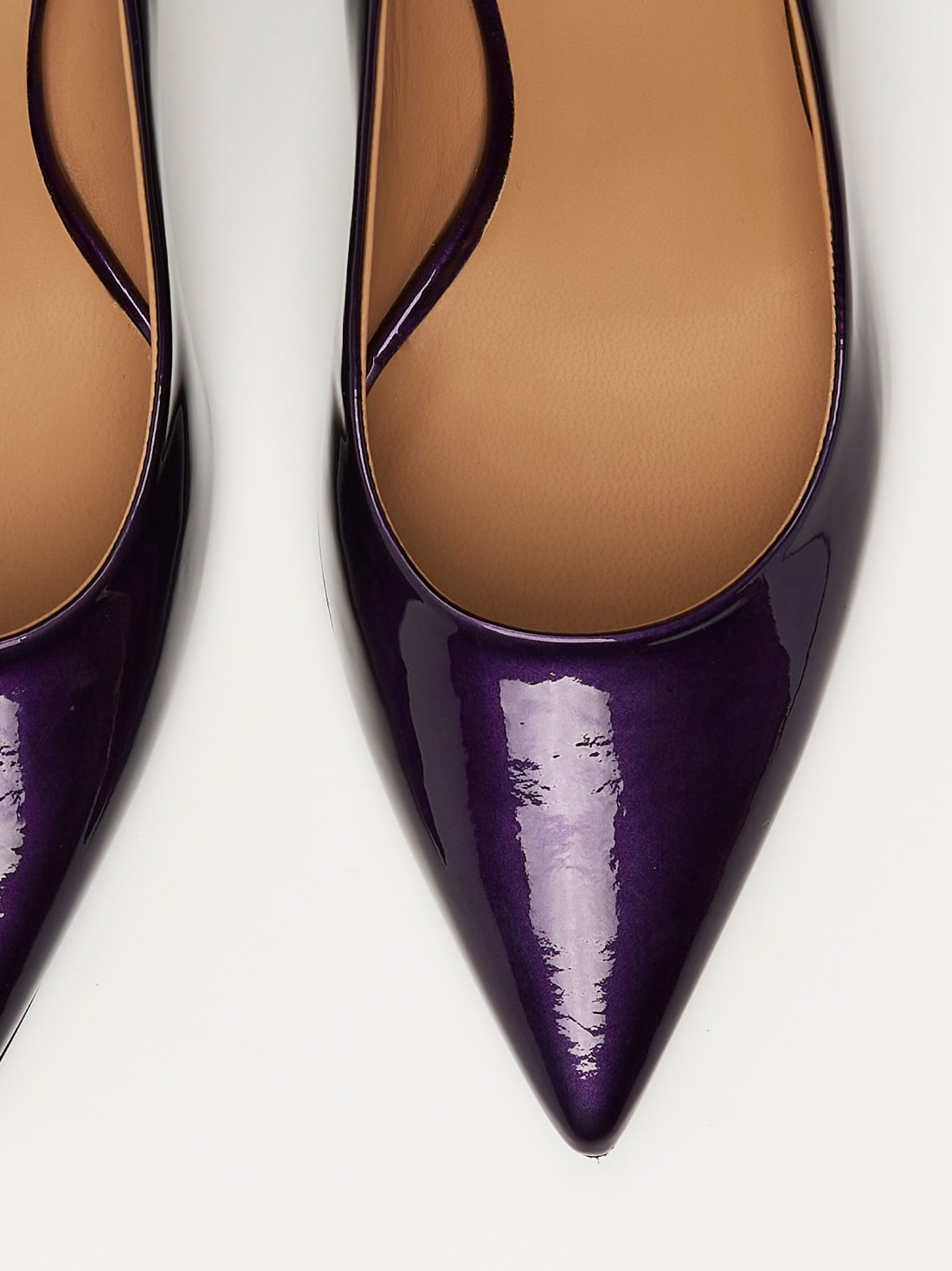Фиолетовые кожаные туфли - Image 3 of 4