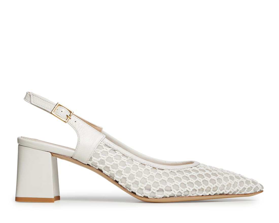 Белые текстильные туфли - Image 1 of 5