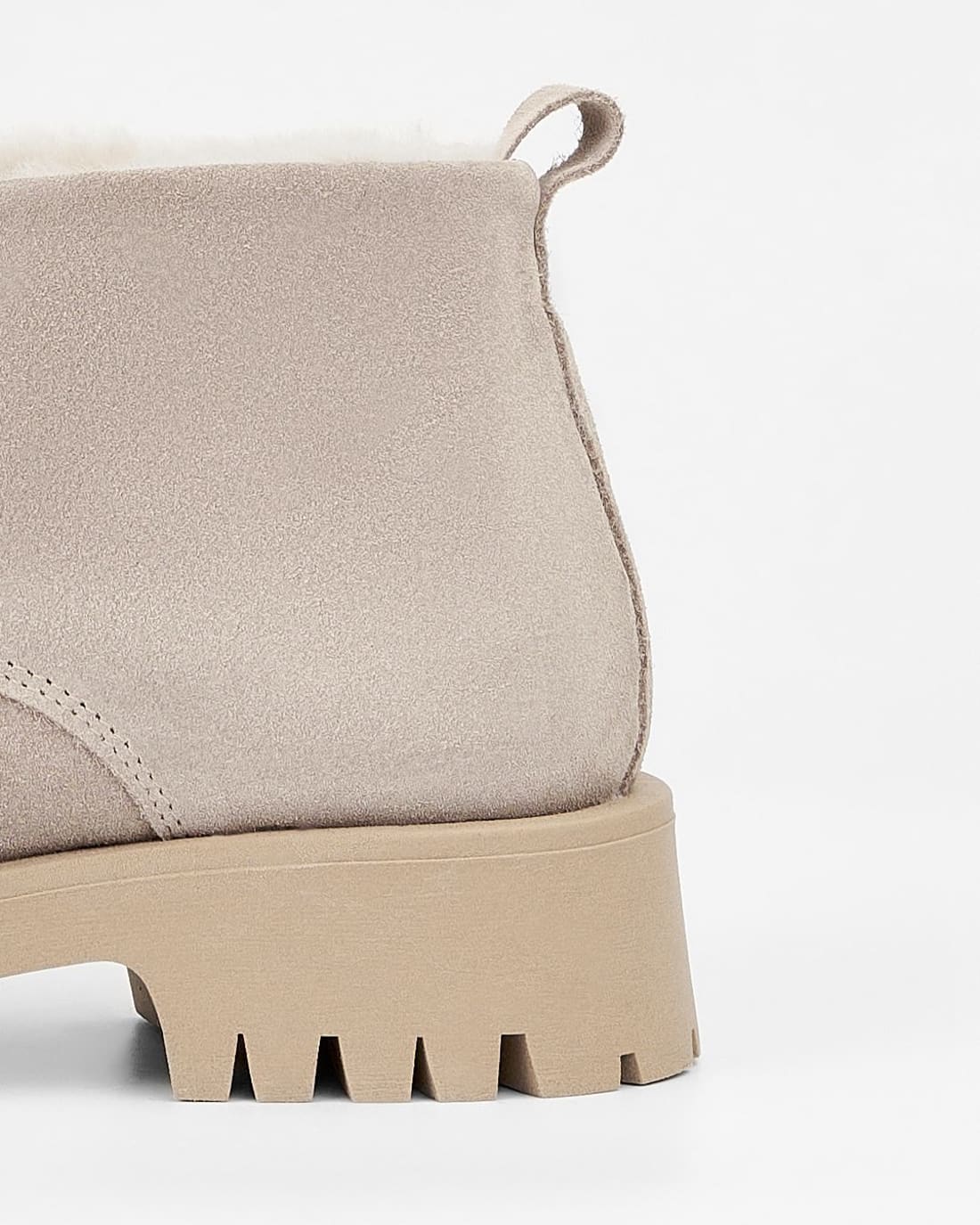 Бежевые замшевые ботинки - Image 4 of 6
