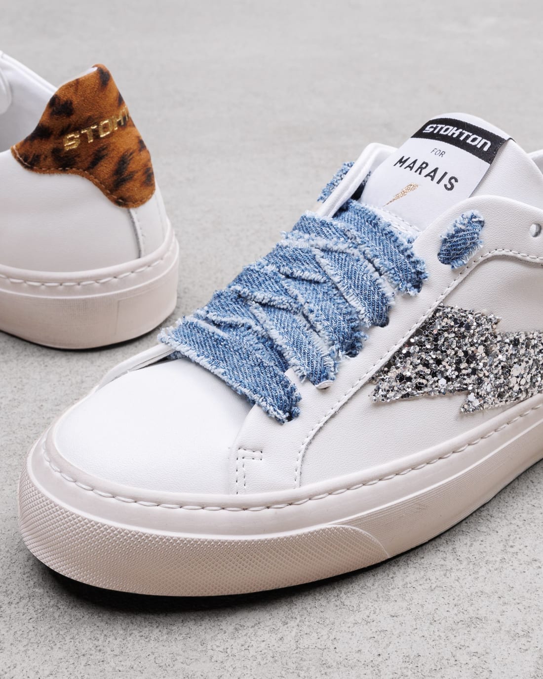 Белые кожаные кеды - Image 4 of 7