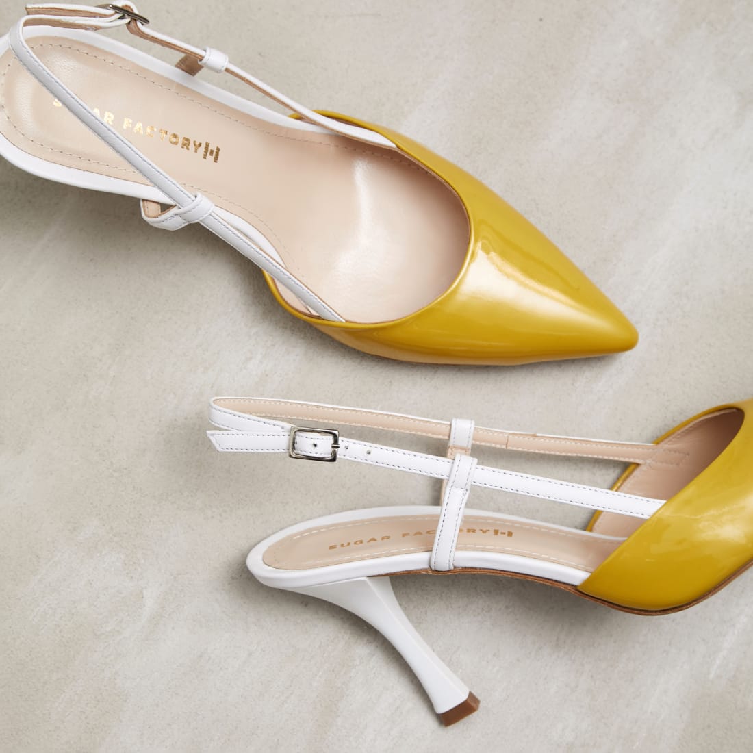 Горчичные кожаные туфли - Image 3 of 5