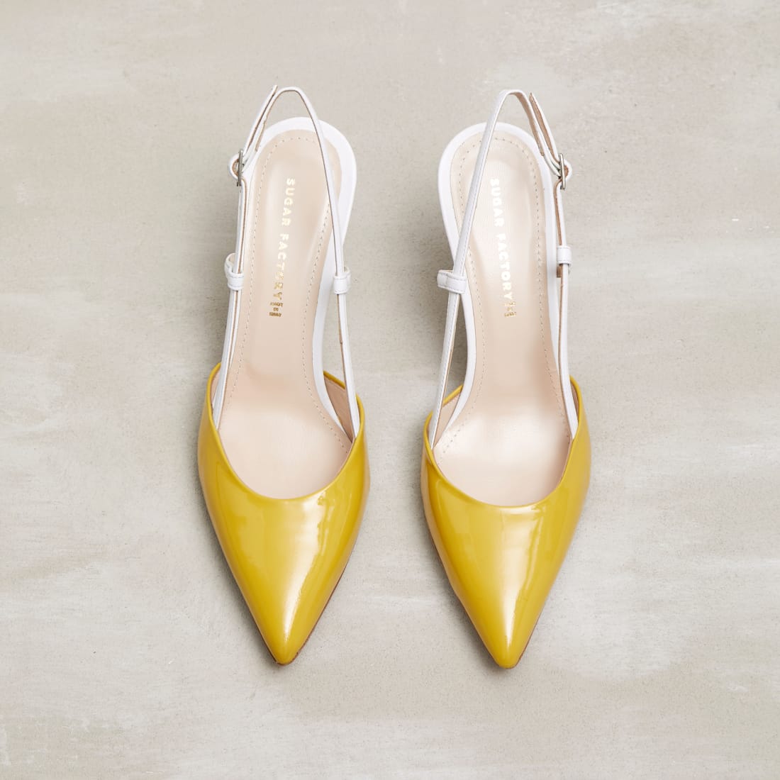 Горчичные кожаные туфли - Image 2 of 5