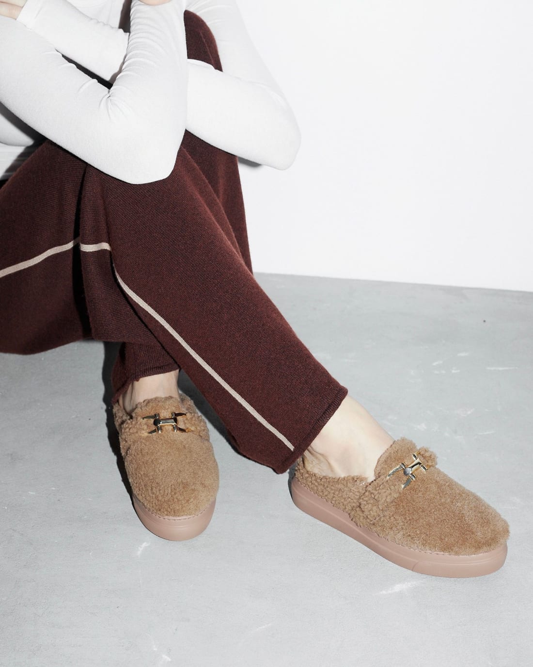 Зимние бежевые слиперы - Image 4 of 4