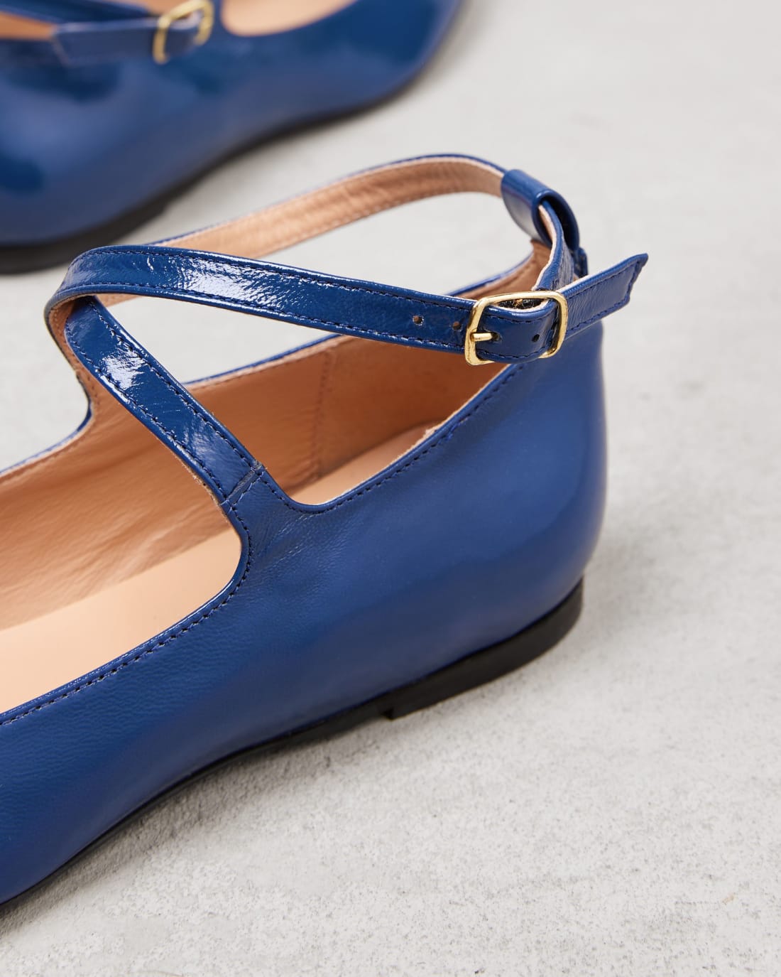 Синие кожаные туфли - Image 4 of 4