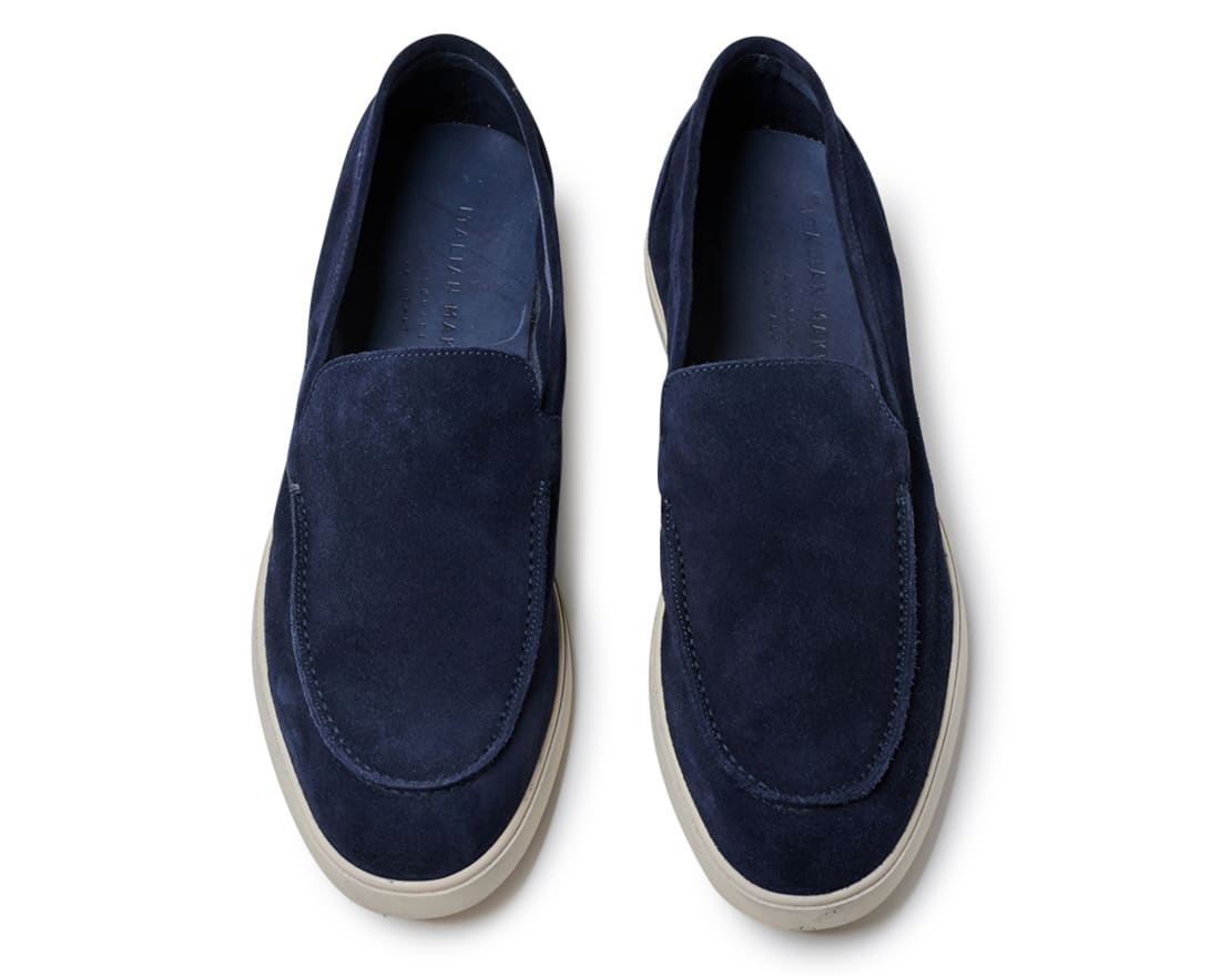 Мужские синие замшевые лоферы - Image 3 of 4