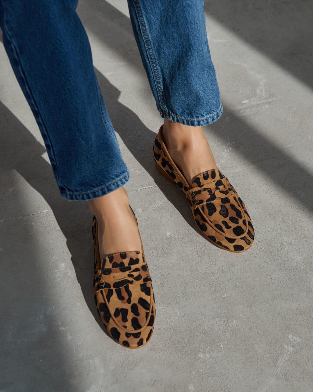 Леопардовые замшевые лоферы - Image 6 of 6
