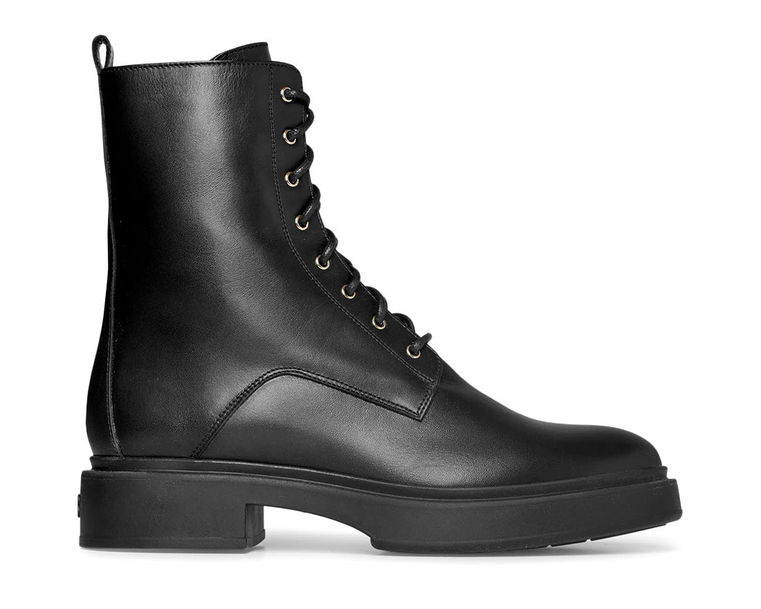 Зимние черные кожаные ботинки - Image 1 of 4