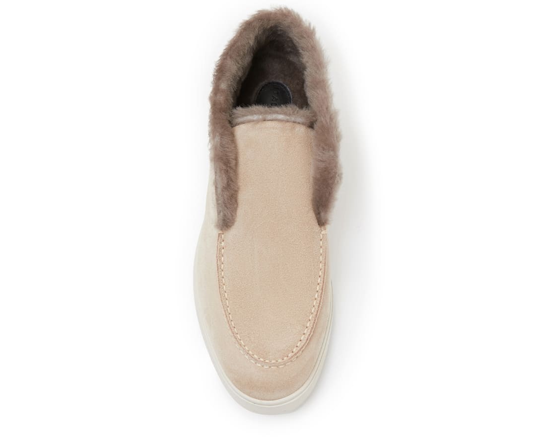 Зимние бежевые замшевые полуботинки - Image 4 of 4