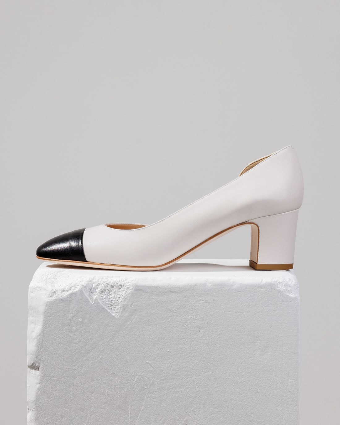 Белые кожаные туфли - Image 1 of 6