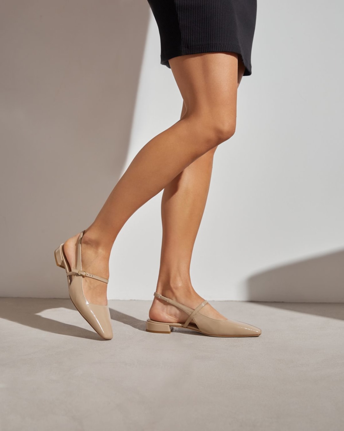 Бежевые кожаные туфли - Image 6 of 7