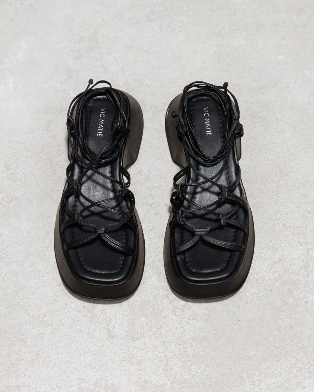 Черные кожаные босоножки - Image 2 of 5